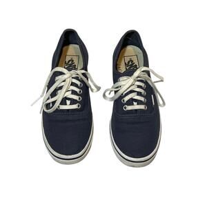Classic Navy Blue Vans Authentic - Men's 6 / Women's 7.5